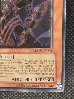 Yu-Gi-Oh! TCG Arcanite Magician/Assault Mode Effect Card CRMS-EN021 Holo English - Image 4