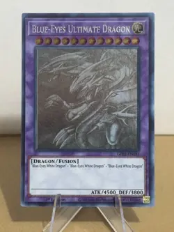 Yugioh Blue-Eyes Ultimate Dragon (Ghost Rare) GFP2-EN181 1st Edition NM/VLP - Image 1