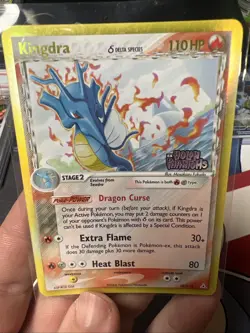 Kingdra Delta Species 10/110 Pokemon EX Holon Phantoms Reverse Holo Card - Image 2
