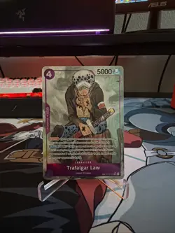 ST10-010 Trafalgar Law One Piece Card Game OP07 Treasure Rare English - Image 1