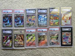 Lot Of Graded Pokemon Cards Mega Charizard Eevee Psa Cgc - Image 1