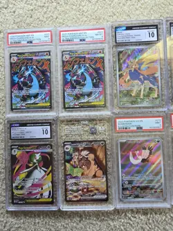 Lot Of Graded Pokemon Cards Mega Charizard Eevee Psa Cgc - Image 2