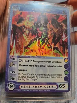 Maxxor Foil (Max Speed) 1st Edition Ultra Rare Dawn of Perim Chaotic Card TCG - Image 3
