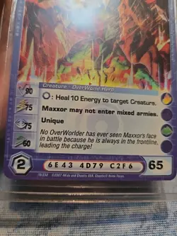 Maxxor Foil (Max Speed) 1st Edition Ultra Rare Dawn of Perim Chaotic Card TCG - Image 4