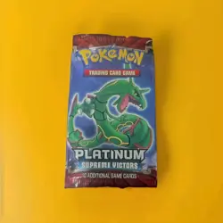 Pokemon 2009 Platinum Supreme Victors Booster Pack of 0 Cards EMPTY PACK. 820650105005 - Image 1