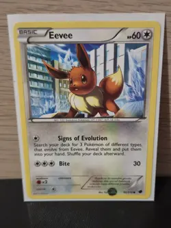 Eevee 90/116 Plasma Freeze Pokemon TCG Card Lp - Image 1