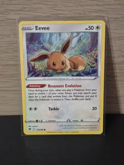 Eevee 119/189 - Astral Radiance Pokemon Card - sowsow Art Lp - Image 1