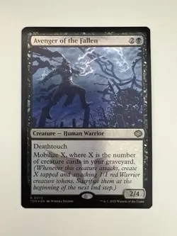 Avenger of the Fallen Foil MTG Magic the Gathering Card NM Near Mint TDM - Image 1