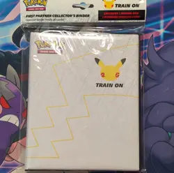 Pokemon First Partner Collector's Binder Oversized Pikachu Card 30 Capacity - Image 1