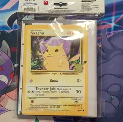 Pokemon First Partner Collector's Binder Oversized Pikachu Card 30 Capacity - Image 2