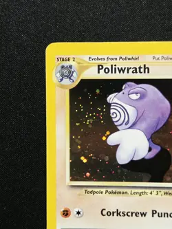 Poliwrath 9/75 Holo Rare Neo Discovery WoTC Pokemon Card 2001 - Image 4