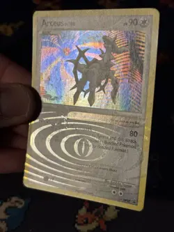 Pokemon Cards Arceus DP50 Holo Black Star Promo - (MP) *SWIRL* - Image 3