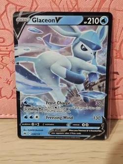 Pokemon TCG Glaceon V Crown Zenith 038/159 Holo Ultra Rare -lp- Pokemon Card - Image 1