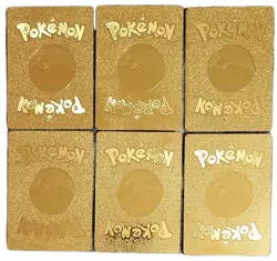 6x Pikachu Cosplay Gold Foil Fan Art Pokemon Cards Set - Custom Collector Lot NM - Image 2