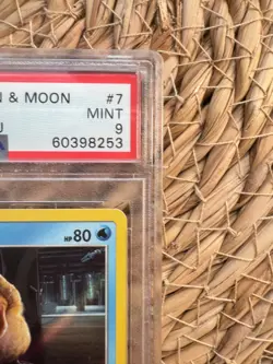 Pokemon 2019 Sun & Moon Psyduck-Holo Detective Pikachu #7 Card PSA 9 - Image 3