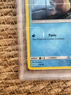 Pokemon 2019 Sun & Moon Psyduck-Holo Detective Pikachu #7 Card PSA 9 - Image 4