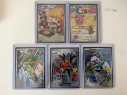 Nintendo Pokemon TCG First Partners + Chinese Holo Promo 5-Card Lot Snivy + more - Image 1