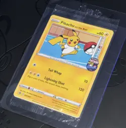 Sealed Pokemon Pikachu TCG Promo Card On the Ball Futsal 001/005 - Image 2