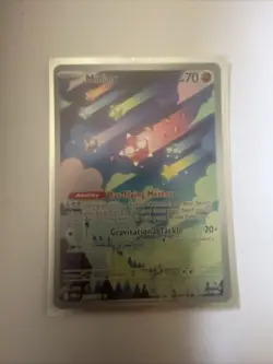 Pokemon Minior 2023 Full Art Holo Illustration Rare Card 201/182 NM Condition - Image 1