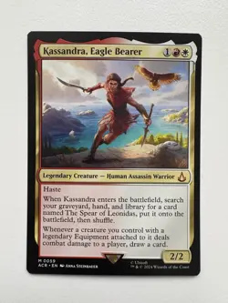 Kassandra Eagle Bearer MTG Magic the Gathering Card NM Near Mint ACR - Image 1