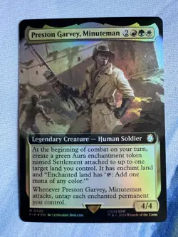 Preston Garvey, Minuteman Extended Art Foil - PIP 0425 - NM - MTG Magic - Image 1