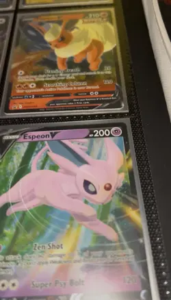Eevee Evolutions V Promo Complete SWSH 9 Card Set Eeveelutions Pokemon TCG NM - Image 3