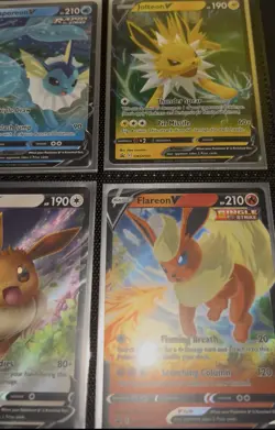 Eevee Evolutions V Promo Complete SWSH 9 Card Set Eeveelutions Pokemon TCG NM - Image 4