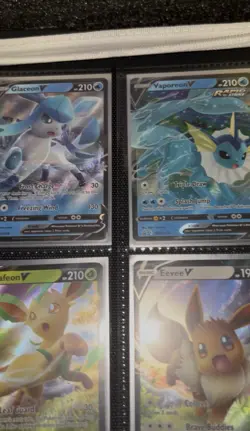 Eevee Evolutions V Promo Complete SWSH 9 Card Set Eeveelutions Pokemon TCG NM - Image 5