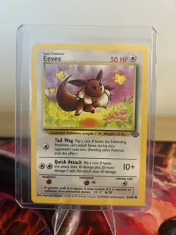 Pokemon Eevee Jungle 51/64 Basic 50 HP Common Regular English Card - Image 1