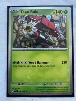 Tapu Bulu 006/064 Sv: Shrouded Fable Holo 2024 Pokemon Pokemon Card - Image 1