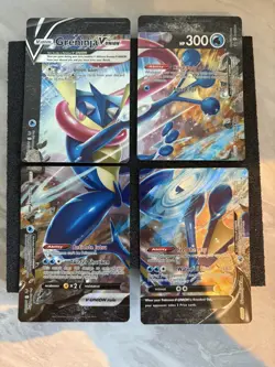 Greninja V-Union SWSH155 - 158 Special Ultra Rare Promo 4 Pokemon Cards - Image 1