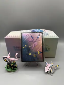 Pokemon TGC Prismatic Evolutions Card Sleeves Pack/Pin/Game Piece - Image 1