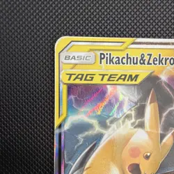 Pokemon TCG Pikachu & Zekrom GX TAG TEAM 33/181 SM-Team Up UR Holo EN 240HP - Image 5