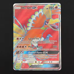 Pokemon TCG Card Ho-Oh GX 131/147 Burning Shadows Ultra Rare Full Art - LP - Image 1