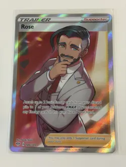 Rose 189/189 Ultra Rare Darkness Ablaze Pokemon Holo Near Mint - Image 1