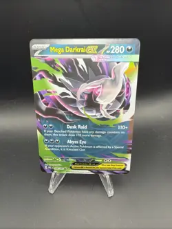 Mega Darkrai EX 048/084 Holo Rare 2026 PITCHBLACK English Pokemon TCG - Image 1