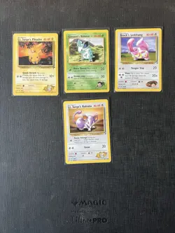 Pokemon TCG Vintage Gym Heroes Lot Unlimited HP-NM Very Few Duplicates - Image 3