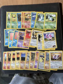 Pokemon TCG Vintage Gym Heroes Lot Unlimited HP-NM Very Few Duplicates - Image 4