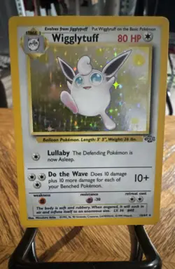 Pokemon TCG Wigglytuff Jungle 16/64 Holo Unlimited Holo Rare - Image 1