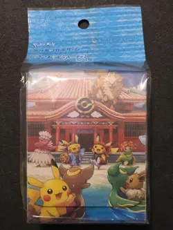 NEW OFFICIAL POKEMON CENTER JAPANESE PC OKINAWA OPENING DECK BOX - Image 1
