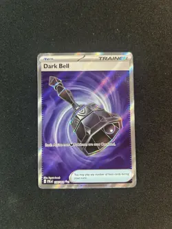 Pokemon TCG Dark Bell Pitch Black Holo Full Art 106/084 EN - Image 2