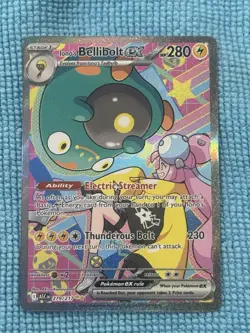 Pokemon Single: Iono's Bellibolt 279/217 Ascended Heroes (2026) SIR NM - Image 1