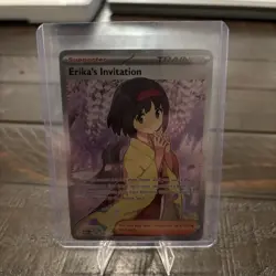 Erika's Invitation 196/165 Ultra Rare 151 Pokemon Holo Near Mint - Image 1
