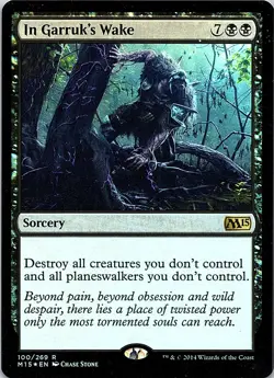 Foil In Garruk's Wake R 100 NM - Image 1