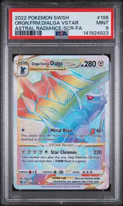 Pokemon TCG Origin Forme Dialga v Star Astral Radiance 198/189 Psa 9 - Image 1