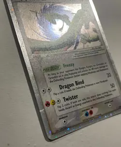 2006 Pokemon Rayquaza EX Black Star Promo #039 Holofoil. Minor crease. RARE! - Image 4