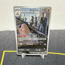 Pokemon TCG Team Rocket's Dugtrio 239/217 Ascended Hero’s IR - Image 1