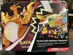 Pokemon Fall 2020 Collector's Chest Lunch Box Tin Charizard FACTORY SEALED - Image 1