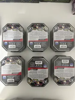 Pokemon Paldean Fates Set of 6 ex Tins Sealed Case x2 of each - Image 2