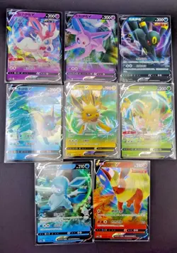Eevee Evolutions V RR Set-Pokemon TCG S-Chinese(Complete Set)-Lots of 8 - Image 1